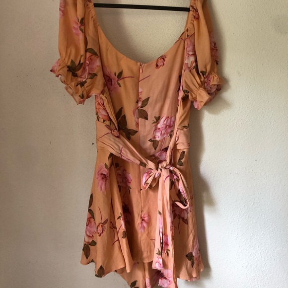 Floral Bloomfield Dress size Large Peach - Picture 3 of 5